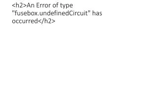 &lt;h2&gt;An Error of type &quot;fusebox.undefinedCircuit&quot; has occurred&lt;/h2&gt;