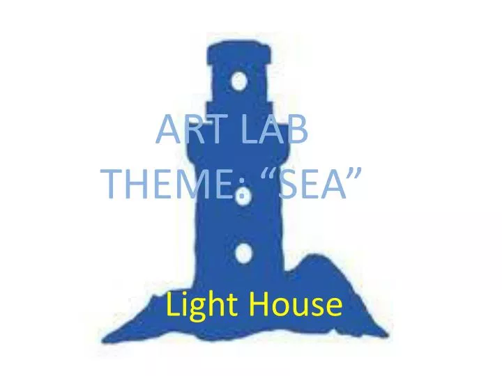 art lab theme sea
