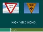 The Evolution and Impact of High-Yield Bonds: A Comprehensive Overview - slide 1