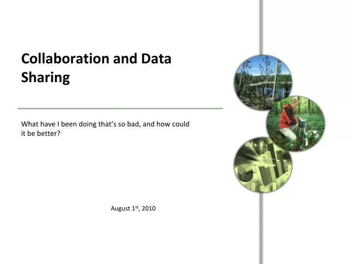 collaboration and data sharing