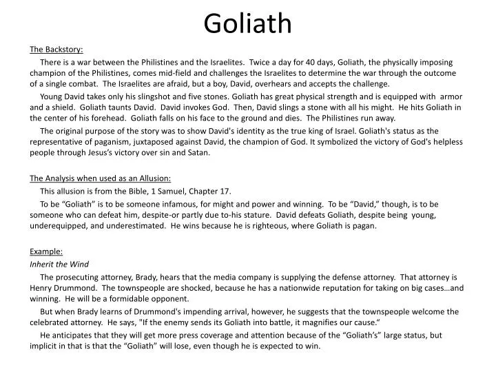 goliath