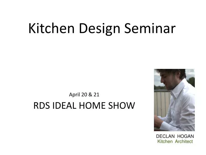 kitchen design seminar