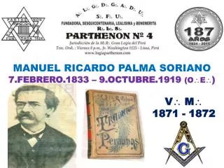 MANUEL RICARDO PALMA SORIANO