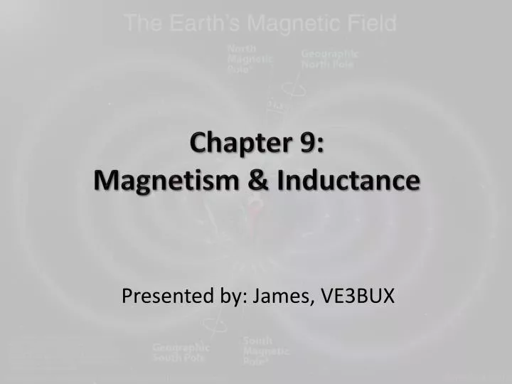 chapter 9 magnetism inductance