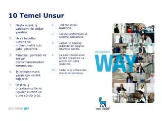 10 temel unsur