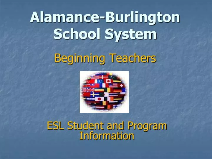 alamance burlington school system beginning teachers