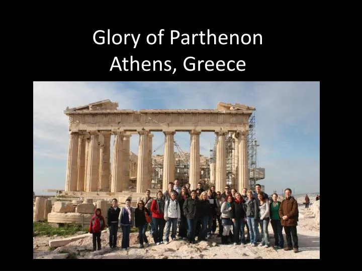 glory of parthenon athens greece