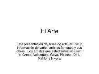 PPT - EL ARTE DE ENVOLVER PowerPoint Presentation, Free Download - ID ...