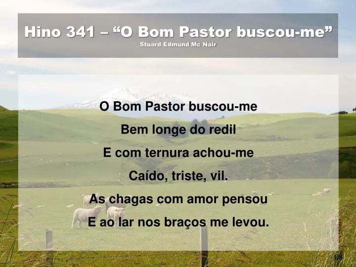 hino 341 o bom pastor buscou me stuard edmund mc nair