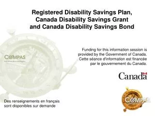 Funding for this information session is provided by the Government of Canada.