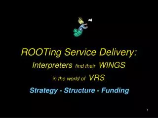 ROOTing Service Delivery: Interpreters find their WINGS in the world of VRS