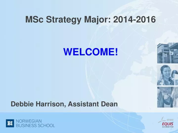 msc strategy major 2014 2016 welcome