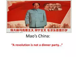 mao s china
