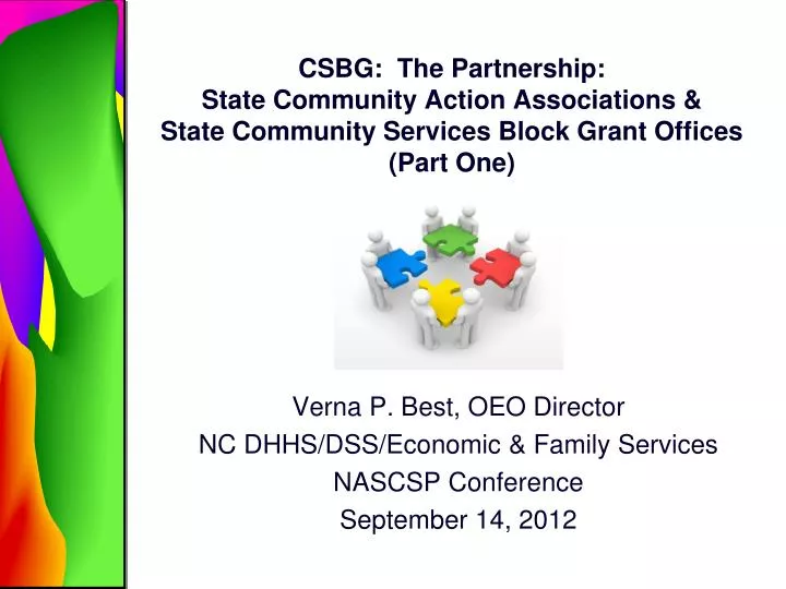 PPT Verna P. Best, OEO Director NC DHHS/DSS/Economic & Family
