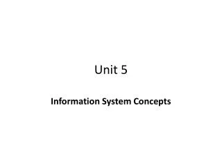 unit 5