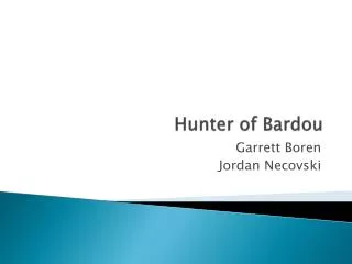 Hunter of Bardou