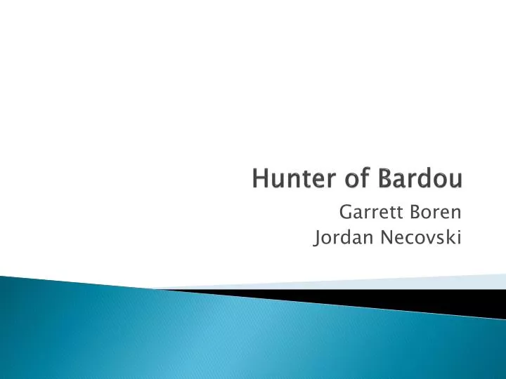 hunter of bardou