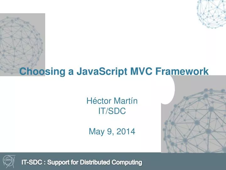 choosing a javascript mvc framework