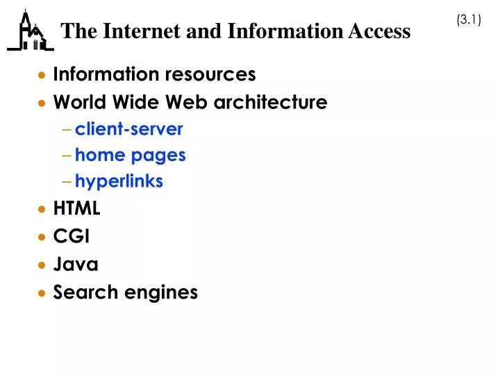 the internet and information access