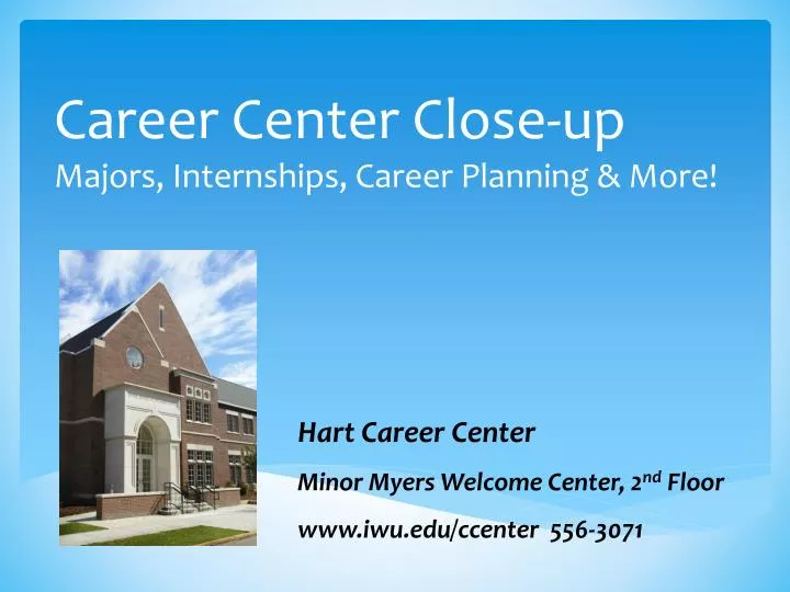 career center close up