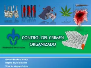 control del crimen organizado