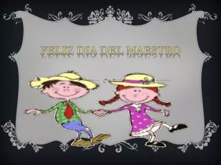 feliz dia del maestro