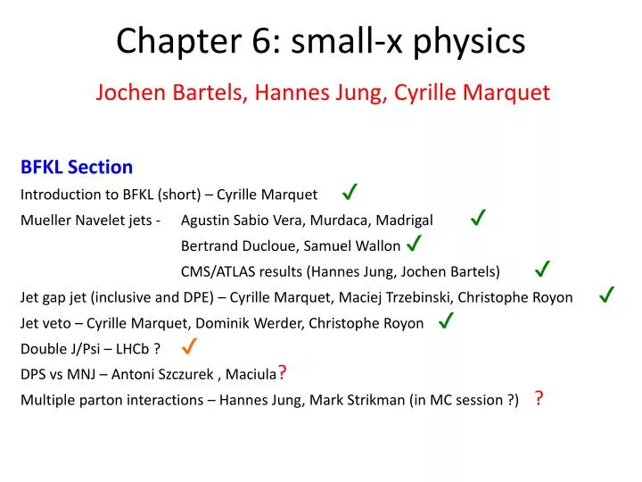 chapter 6 small x physics