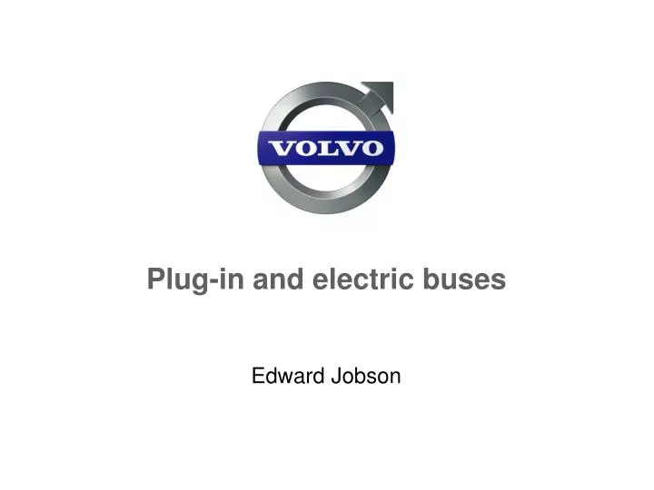 plug in and electric buses