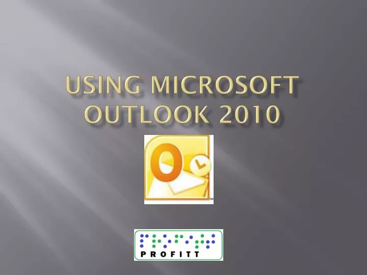using microsoft outlook 2010
