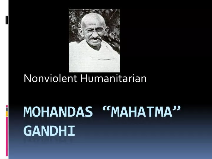 nonviolent humanitarian