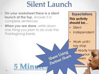 Silent Launch