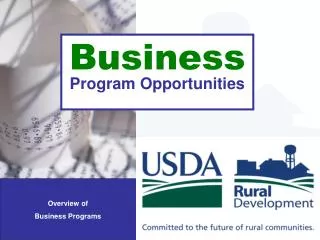 Business Program Opportunities