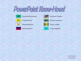 PowerPoint Know-Hows!