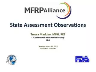 State Assessment Observations