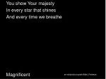 Magnificent - slide 1