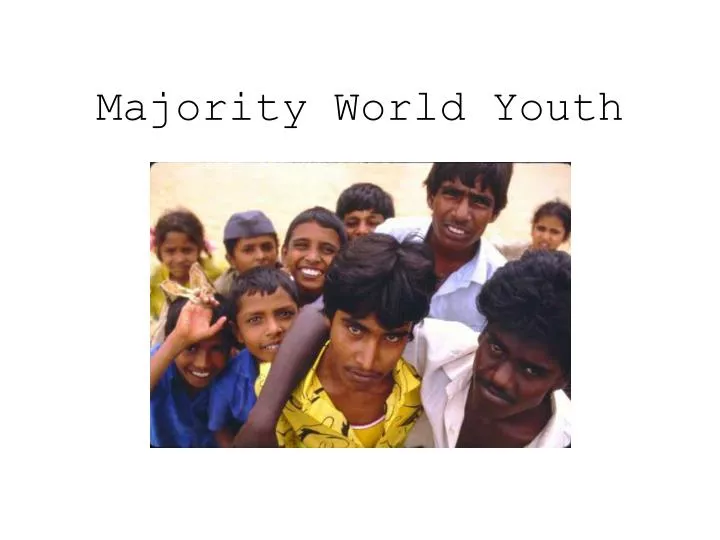 majority world youth
