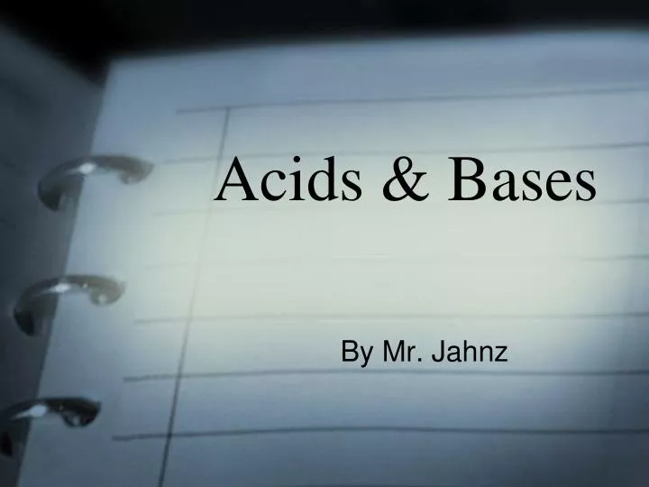 acids bases