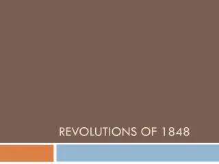 Revolutions of 1848