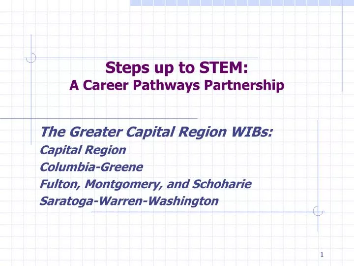 steps up to stem a career pathways partnership