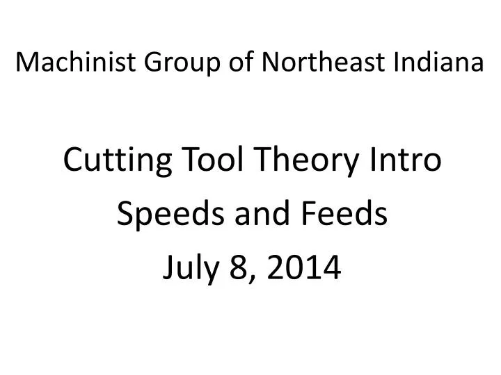 machinist group of northeast indiana