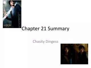 Chapter 21 Summary