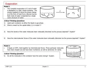 Evaporation