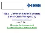 IEEE Communications Society Santa Clara Valley(SCV) - slide 1