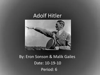 Adolf H itler