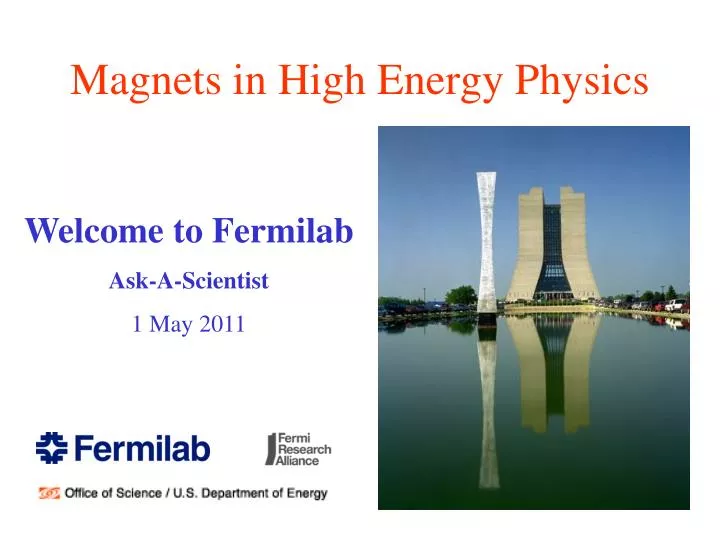 magnets in high energy physics