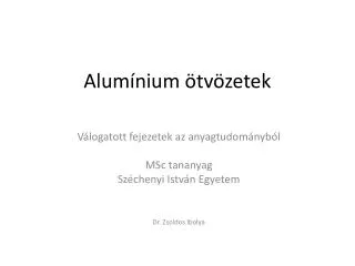 Alumínium ötvözetek