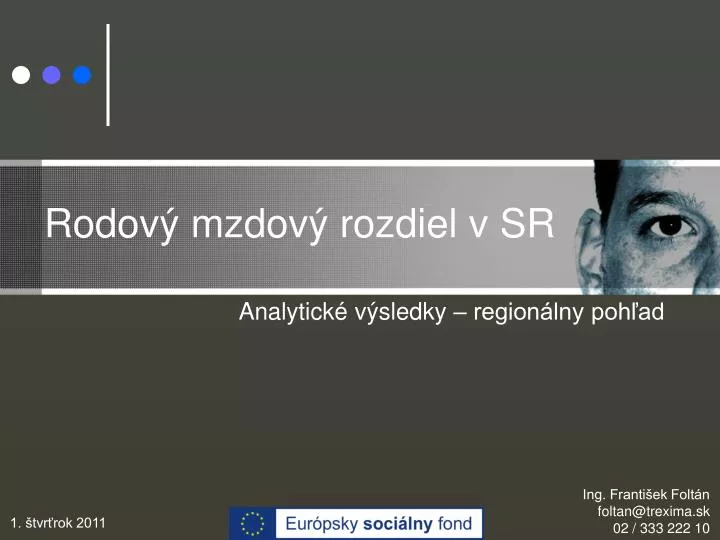 rodov mzdov rozdiel v sr