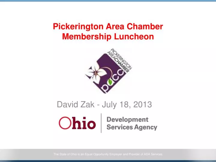 pickerington area chamber membership luncheon