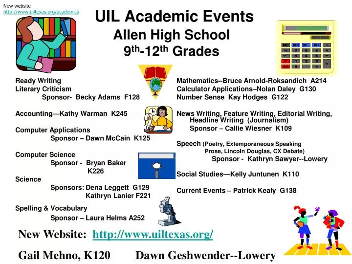 uil academic events allen high school 9 th 12 th grades