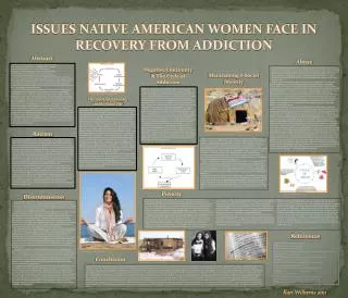 ISSUES NATIVE AMERICAN WOMEN FACE IN RECOVERY FROM ADDICTION